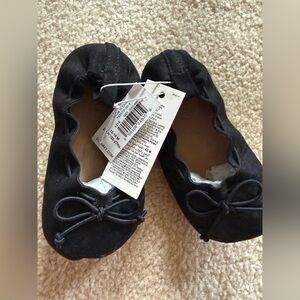 Old Navy Black Bow Baby Shoe